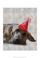 Bloodhound After the Party Fine Art Print