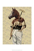 Polo Horse Portrait Fine Art Print