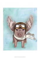 Aviator Piggy II Fine Art Print