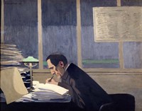 Felix Feneon at La Revue Blanche Fine Art Print