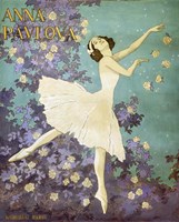 Design for a Poster of Anna Pavlova Gouache Fine Art Print