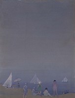 Three Sailboats Fine Art Print