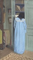 Woman in Blue Searching a Cabinet, 1903 Fine Art Print