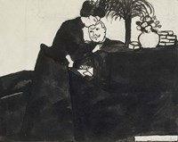 The Explanation, c. 1897 Fine Art Print