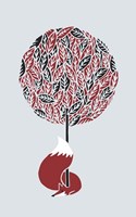 Cherry Tree Fox Fine Art Print