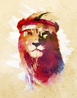 Gym Lion Fine Art Print