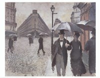 Paris - A Rainy Day, 1877 Fine Art Print