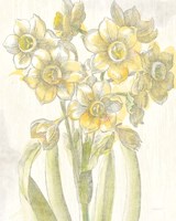 Belle Fleur Yellow IV Crop Fine Art Print