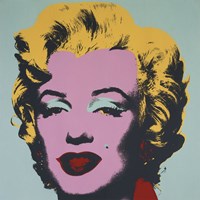 Marilyn, 1967 (on blue ground) Fine Art Print