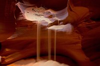 Upper Antelope Canyon, Rocky Ledge Fine Art Print