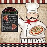 Pizza Chef Fine Art Print