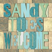 Beach Printer Blocks II Fine Art Print