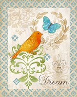 Fleur d'Lis Border I Framed Print