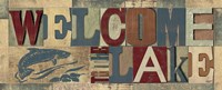 Lake Living Printer Blocks Panel II Fine Art Print
