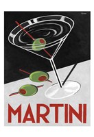 Retro Martini Time Fine Art Print