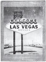 Welcome to Vegas Framed Print