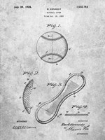 Baseball Cover A Fine Art Print