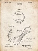 Baseball Cover C Fine Art Print