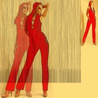 Kristine In Red Fine Art Print