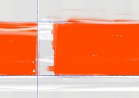 Orange Rectangle Fine Art Print