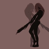 Alice Purple Framed Print