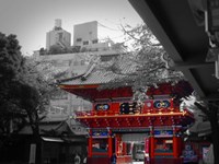 Temple In Tokyo Fine Art Print