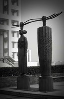 Tokyo City Sculpture Fine Art Print