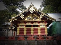 Nikko Architecture With Gold Roof Fine Art Print