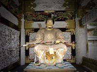 Nikko Golden Sculpture Front Fine Art Print
