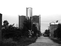 Gm Headquarters Back Side Fine Art Print