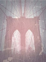 Brooklyn Bridge Red Fine Art Print