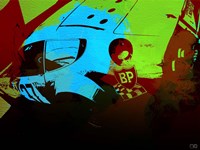 Ferrari Watercolor 2 Fine Art Print