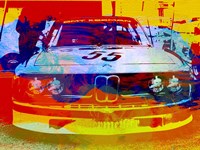 BMW Racing Watercolor Fine Art Print
