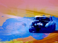 911 On The Racetrack Fine Art Print