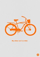 My Other Car Is A Bike Fine Art Print