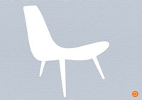 White Lounger Fine Art Print
