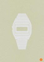 White Electronic Watch Fine Art Print