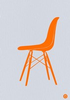 Orange Eames Chair Fine Art Print