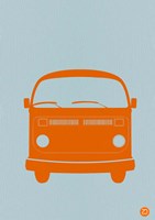 Orange VW Bus Fine Art Print