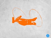 Orange Plane 1 Fine Art Print