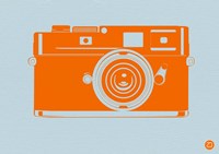Orange Camera Fine Art Print