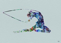 Dancer Watercolor 4 Fine Art Print