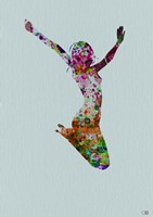 Dancer Watercolor 5 Framed Print