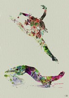 Ballet Watercolor 3A Fine Art Print