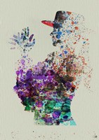 Dancer Watercolor 6 Framed Print