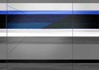 Abstract Grey and Blue Fine Art Print