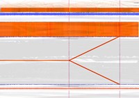 Abstract Orange and Grey Fine Art Print