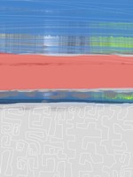 Abstract  Blue View 2 Framed Print