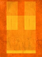 Orange Paper 1 Framed Print