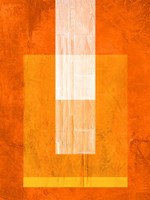 Orange Paper 2 Framed Print